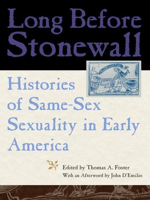 cover image of Long Before Stonewall